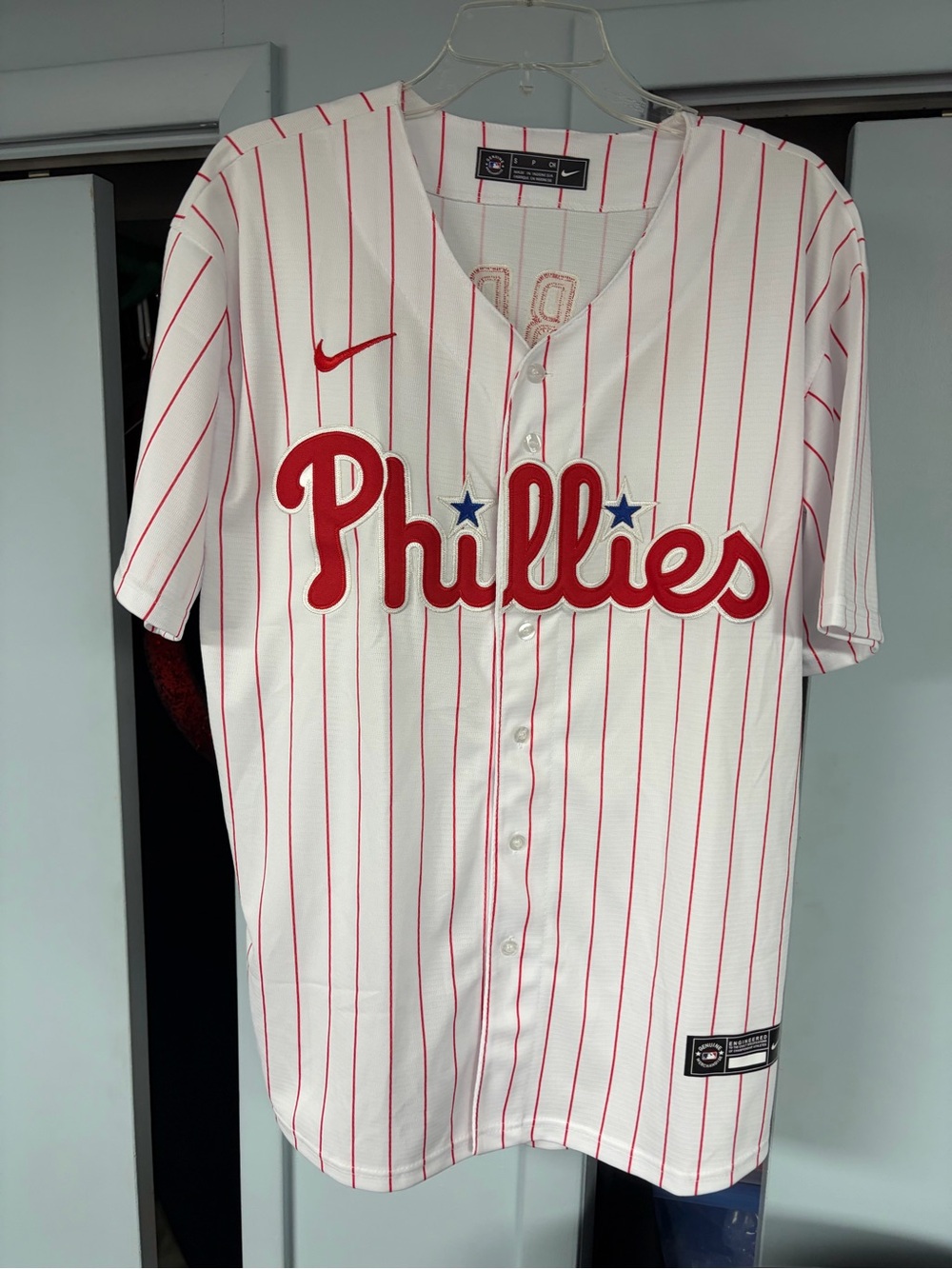 Philadelphia Phillies Bryce Harper nike MLB official home baseball jersey Small - Picture 3 of 12